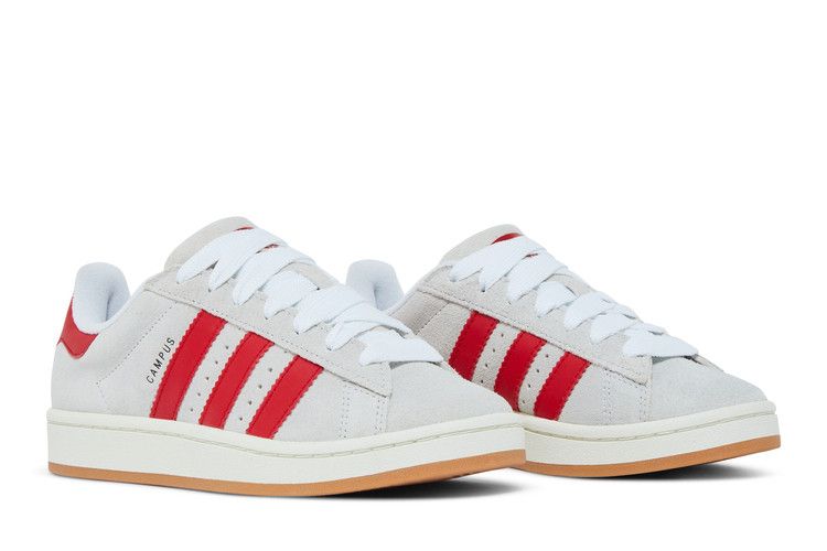 Adidas Campus 00s Crystal White Better Scarlet – Image 3