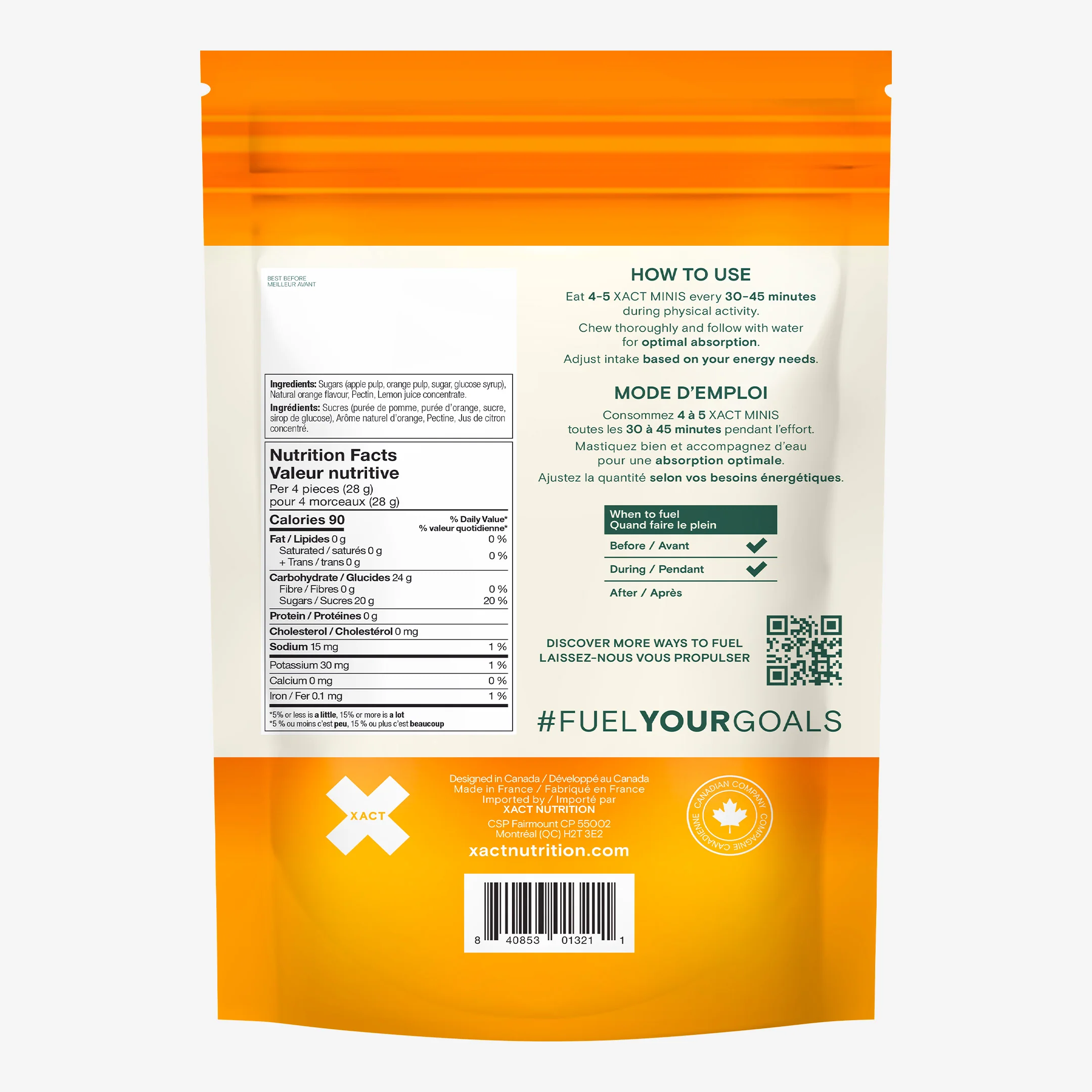 Xact Nutrition - Énergie Minis - Fruits (250g) – Image 3