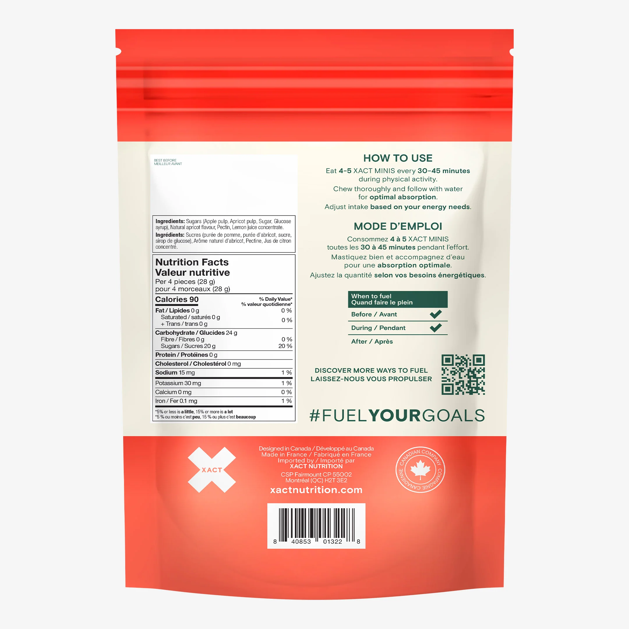 Xact Nutrition - Énergie Minis - Fruits (250g) – Image 5