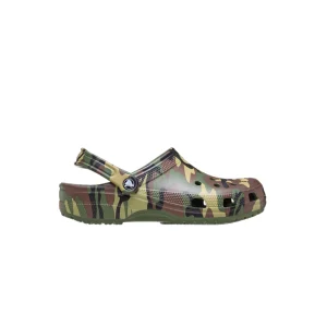 Classic Camouflage Clog Army Green Multi
