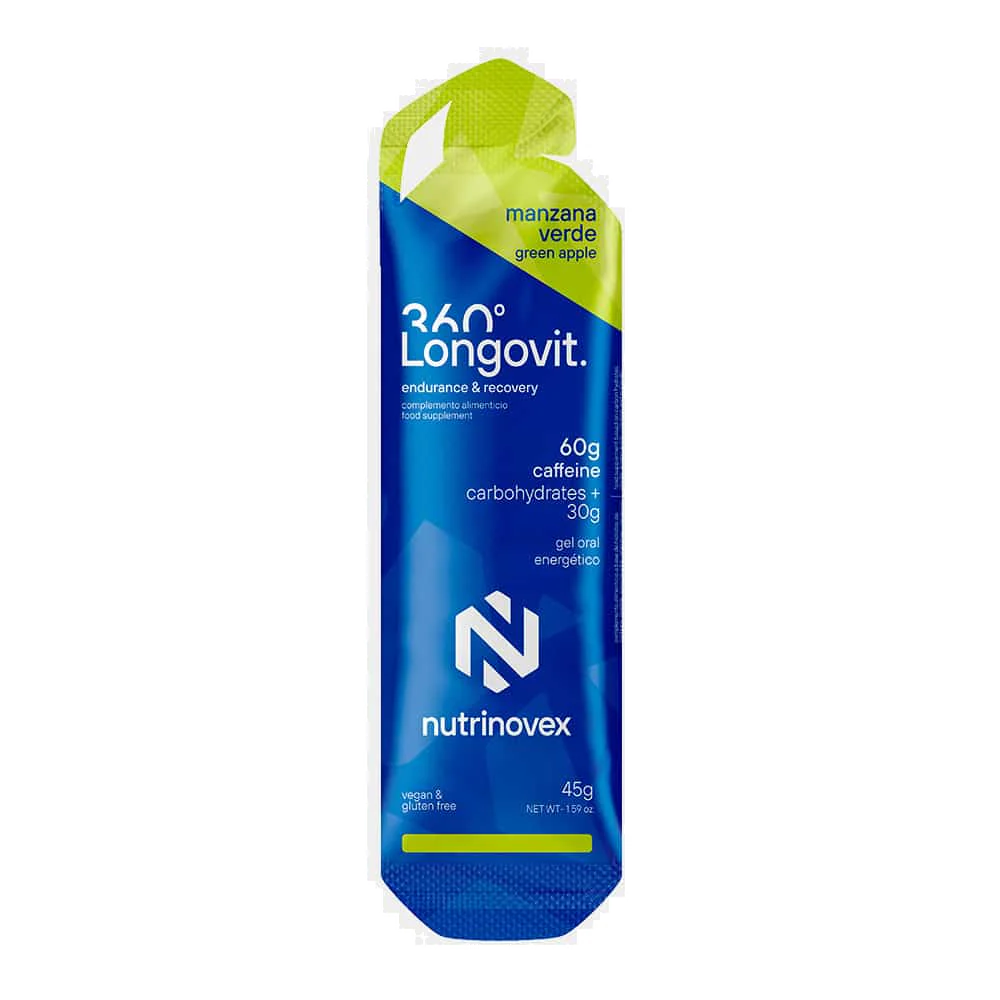 Nutrinovex Longovit 360 Gel 30CHO Manzana verde con cafeína – Image 2