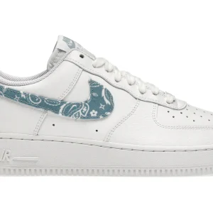 Nike Air Force 1 Low '07 Essential White Worn Blue Paisley
