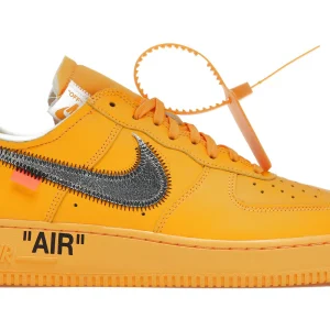 Nike Air Force 1 Low Off-White University Gold Metallic Silver