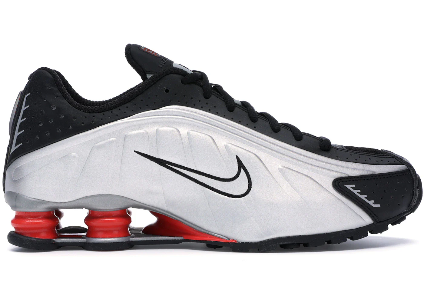 Nike Shox R4 Black Metallic Silver (2018/2024) – Image 2