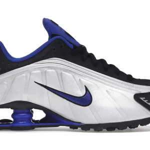 Nike Shox R4 Racer Blue Metallic Silver