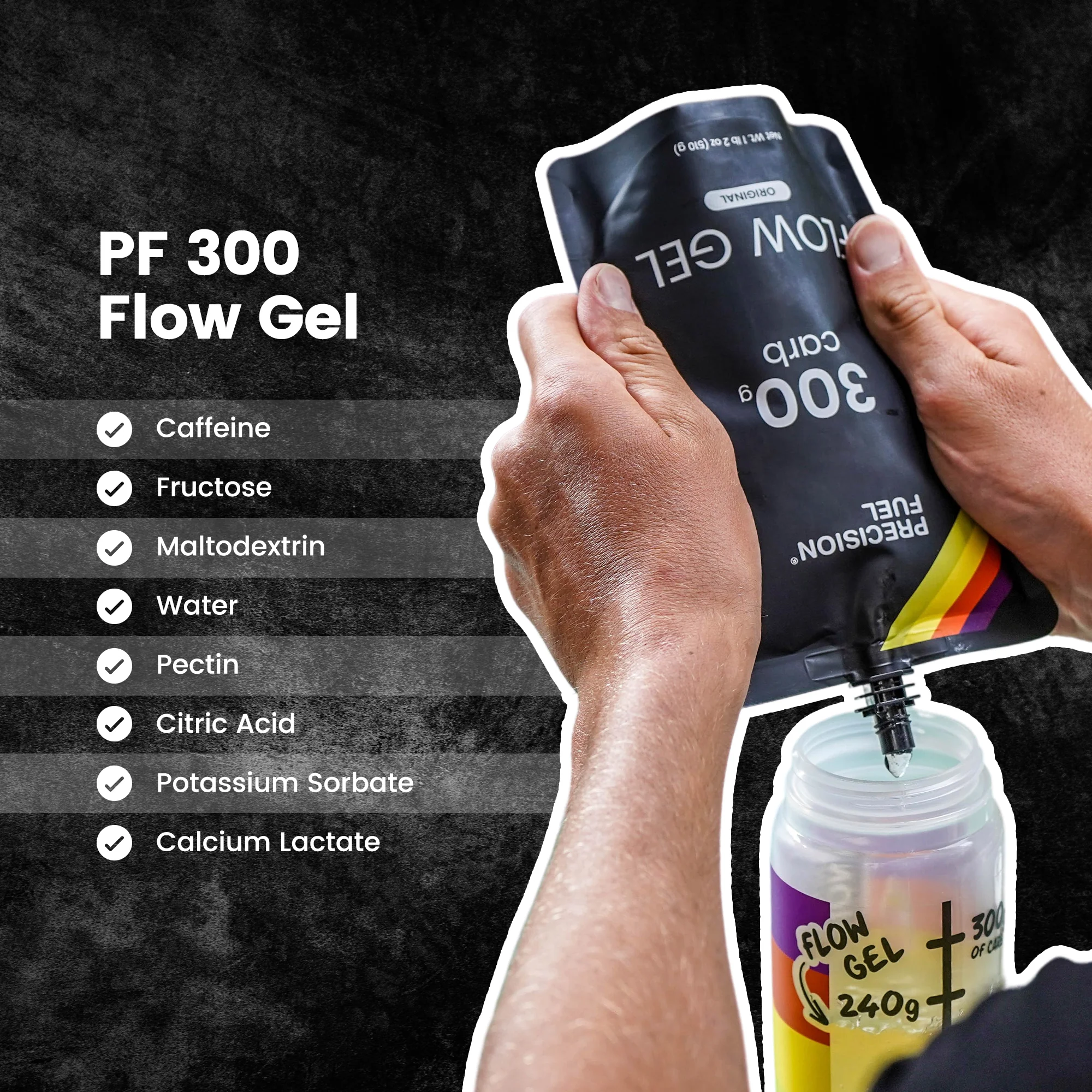 Precision Fuel - 300g Carbs Flow Gel (510g) – Image 5