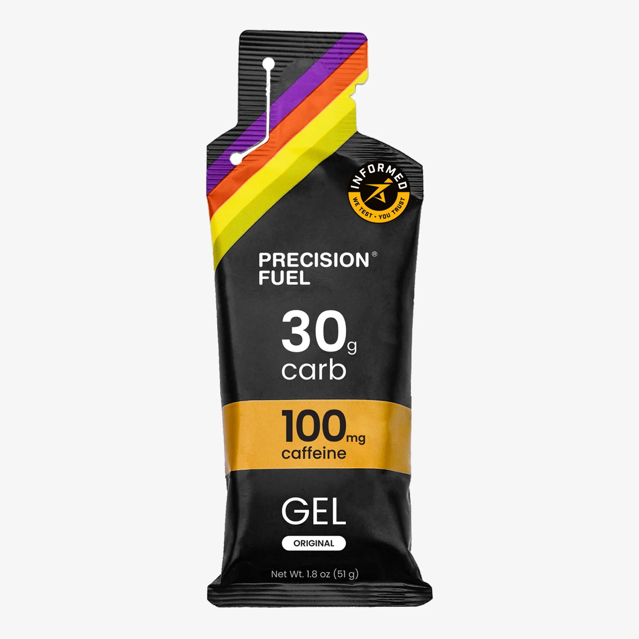 Precision Fuel - 30g Carb Caffeine Gel (boite de 15)