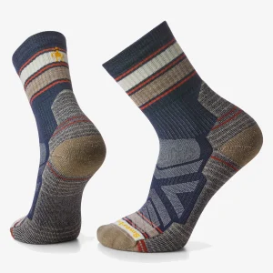 Smartwool - Chaussettes Hike Light Cushion Striped Mid Crew - Unisexe