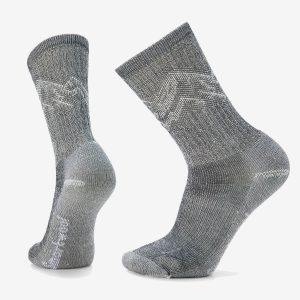 Smartwool - Chaussettes Hike Classic Edition Light Cushion Mountain Pattern Crew - Unisexe