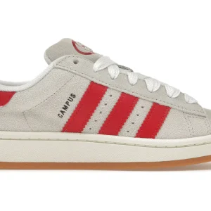 Adidas Campus 00s Crystal White Better Scarlet