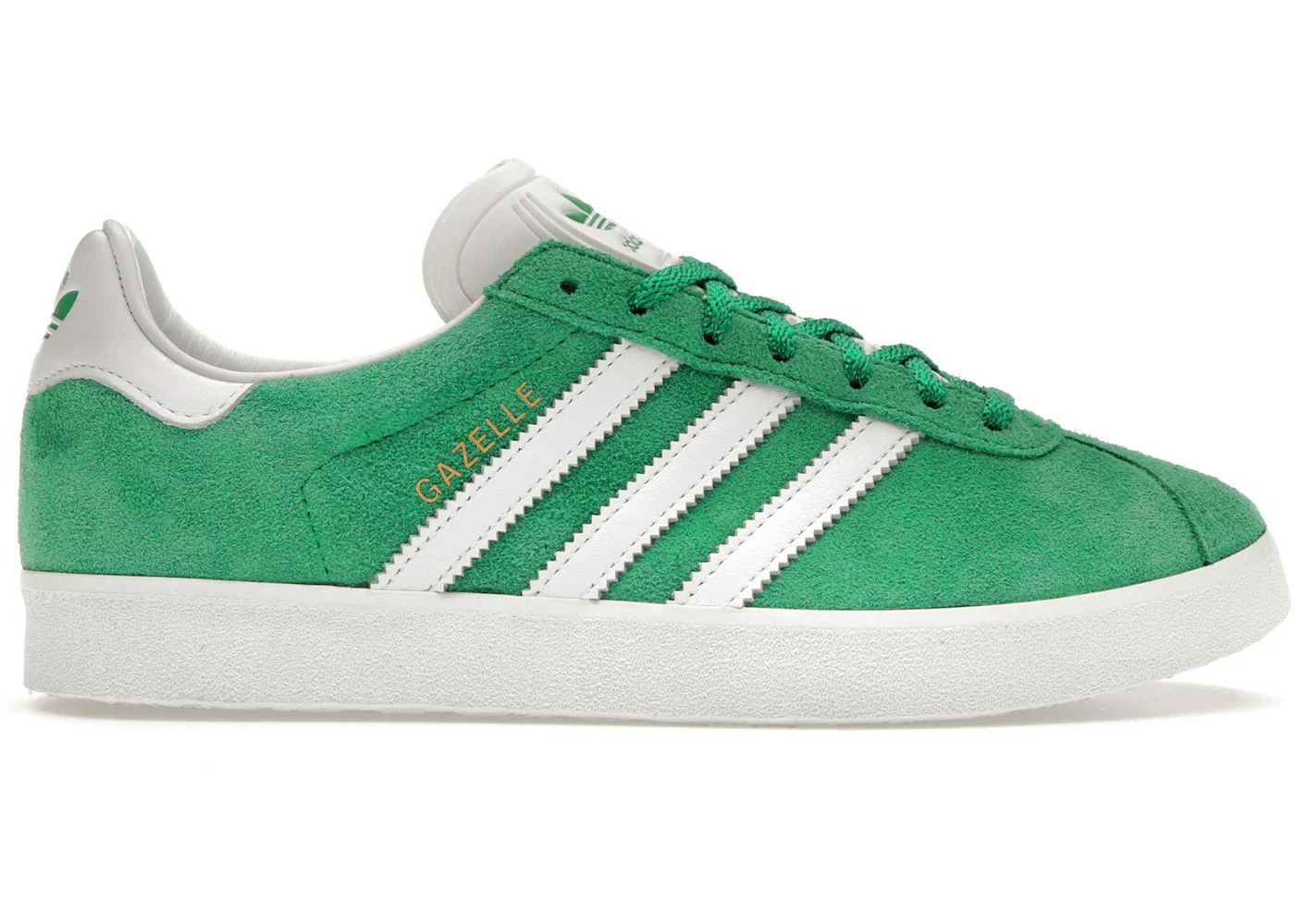 Adidas Gazelle 85 Green White Gold Metallic – Image 2