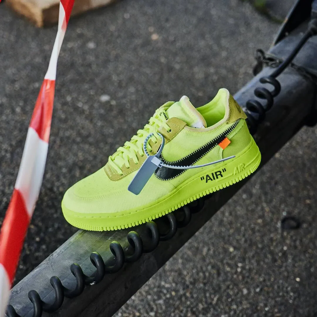 Nike Air Force 1 Low Off-White Volt – Image 7