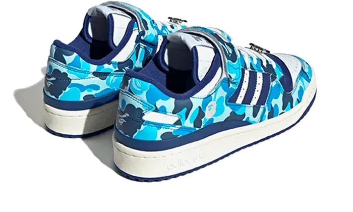 Adidas Forum 84 Low Bape 30th Anniversary Blue Camo – Image 4