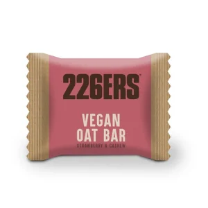 226ERS Vegan Oat Bar - Barritas energéticas veganas de avena sabor fresa y anacardos