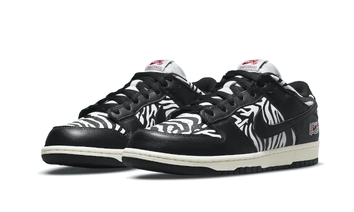 Nike SB Dunk Low Quartersnacks Zebra – Image 3