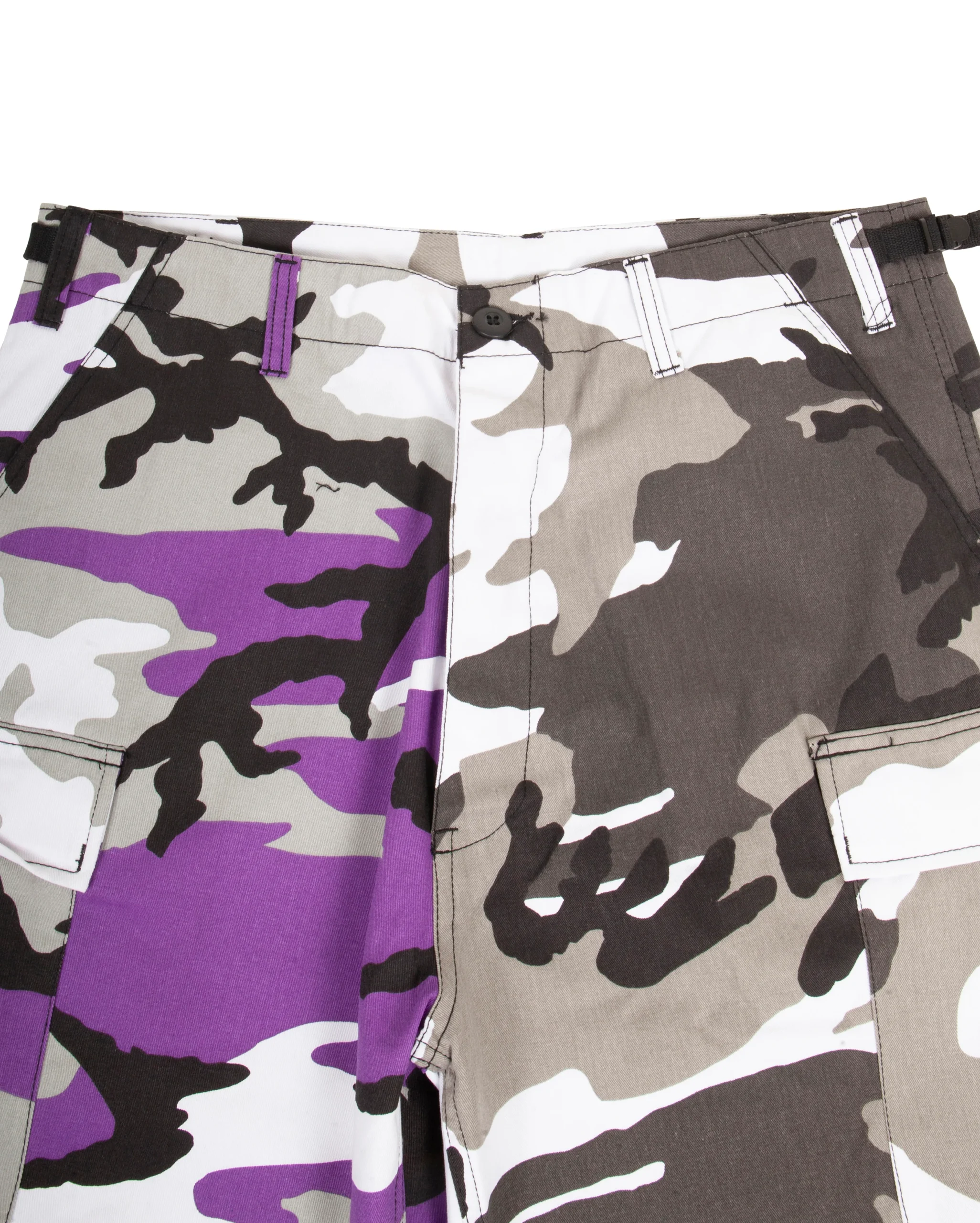 BDU Shorts Two Tone Purple City Camo – Image 3