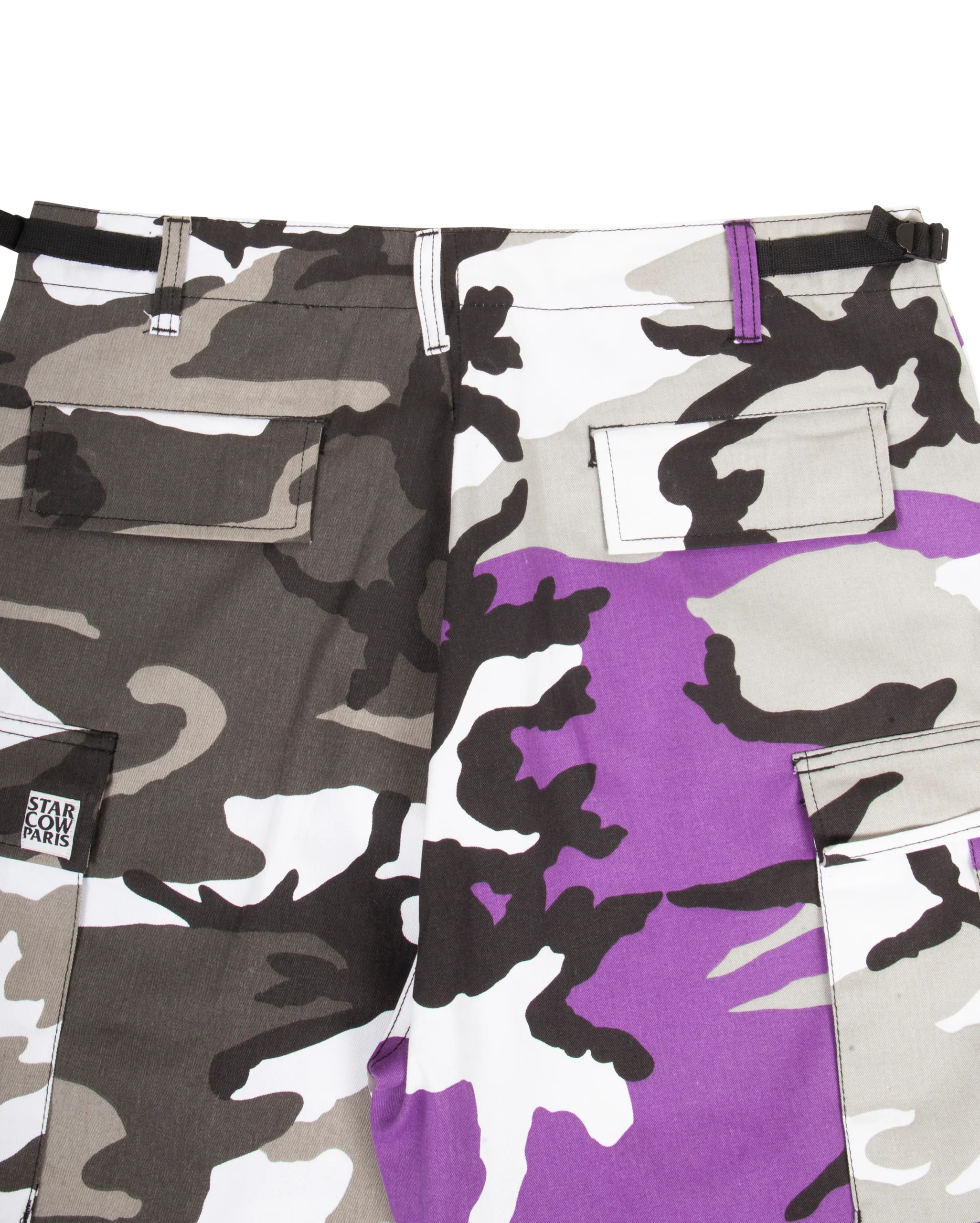 BDU Shorts Two Tone Purple City Camo – Image 5