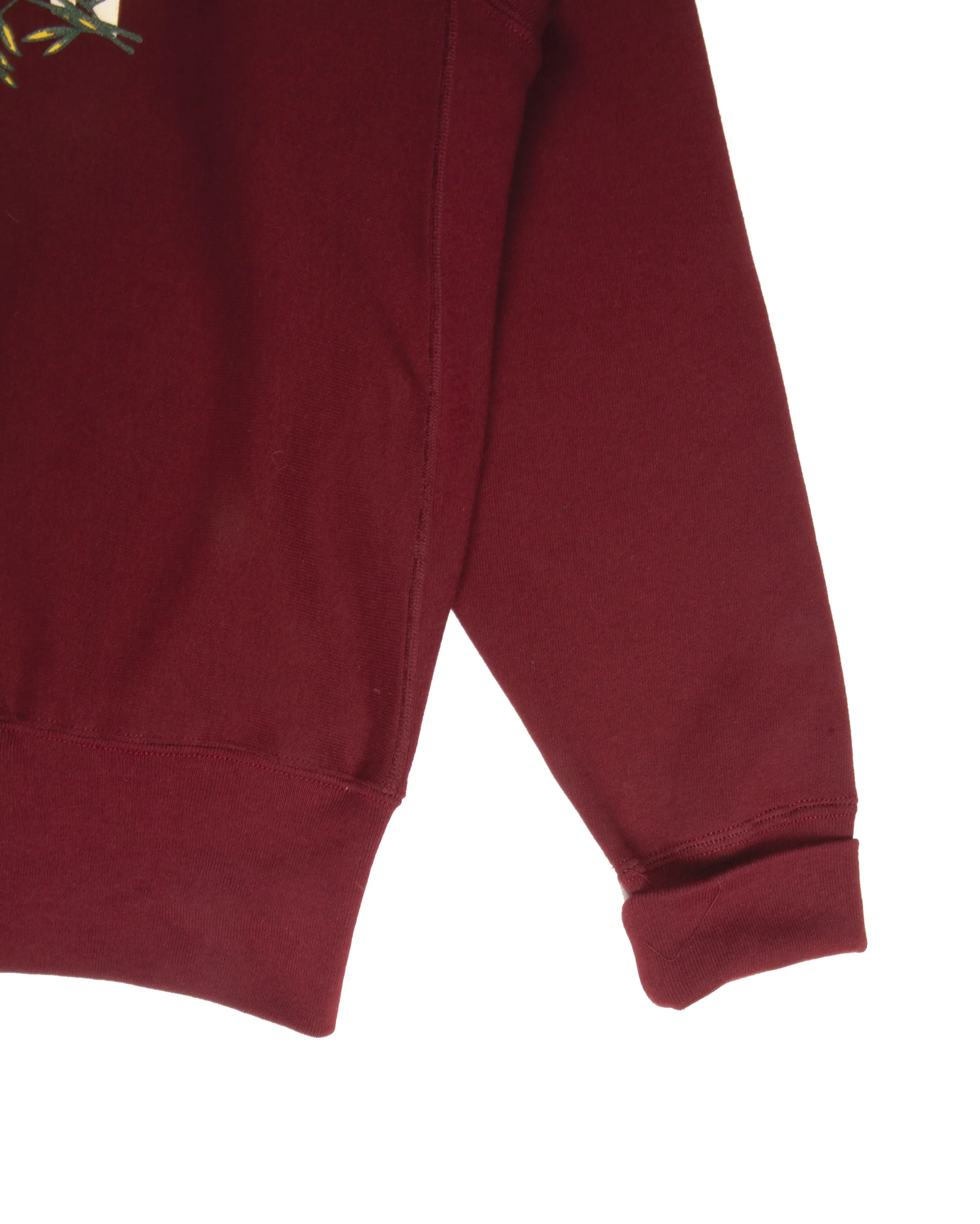 Camber Floral Crewneck Burgundy – Image 4