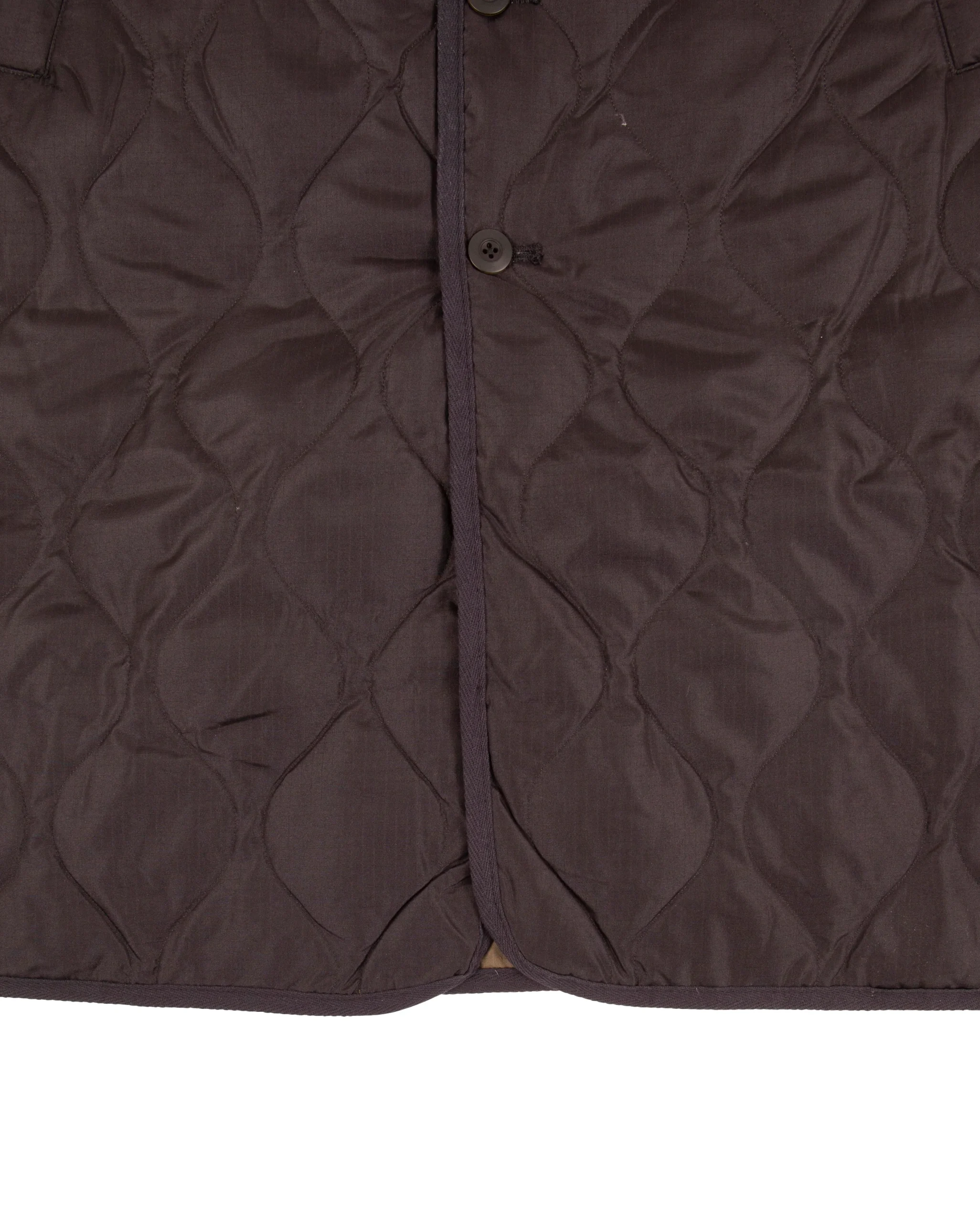 Military Crewneck Down Coat Black – Image 5