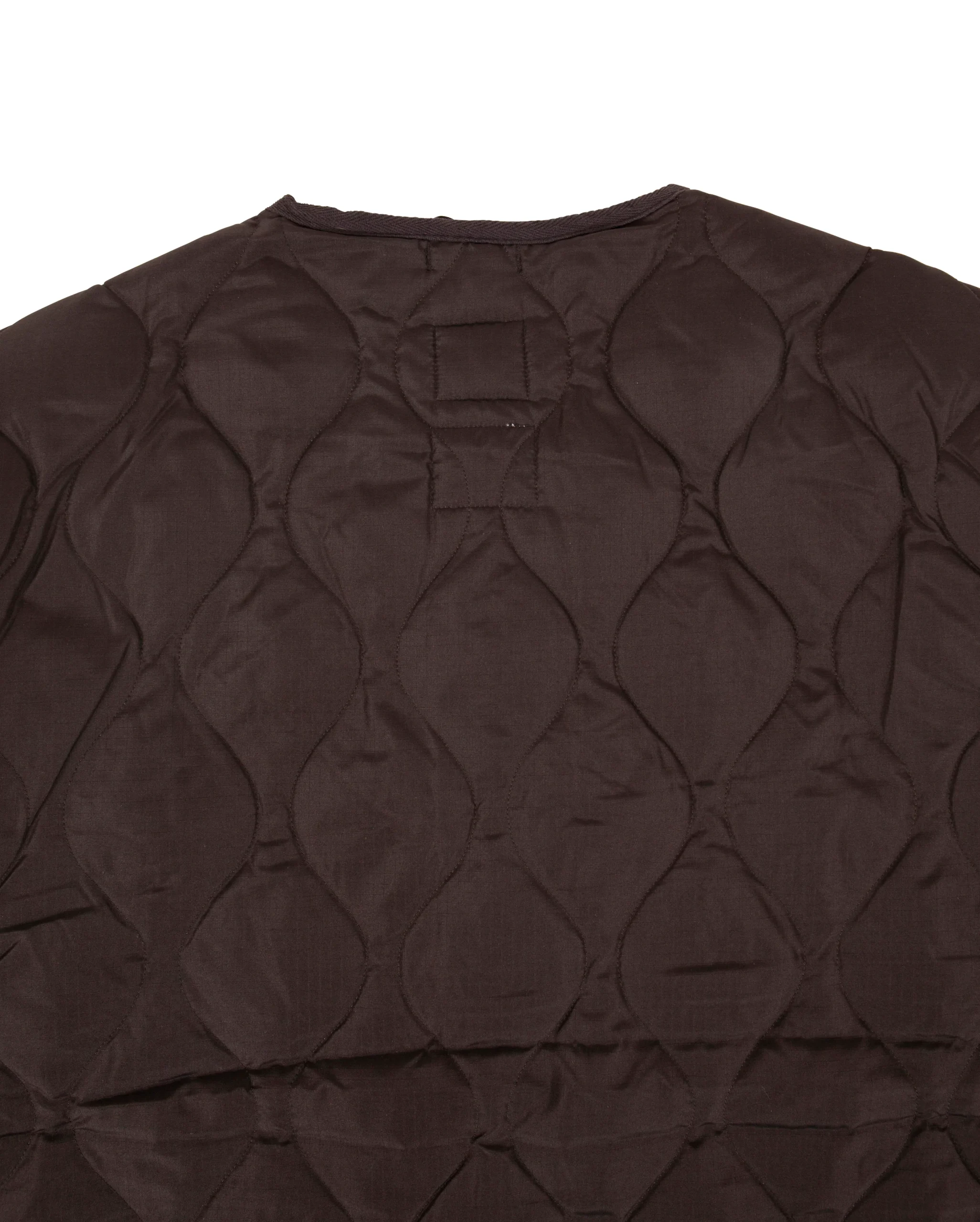 Military Crewneck Down Coat Black – Image 7