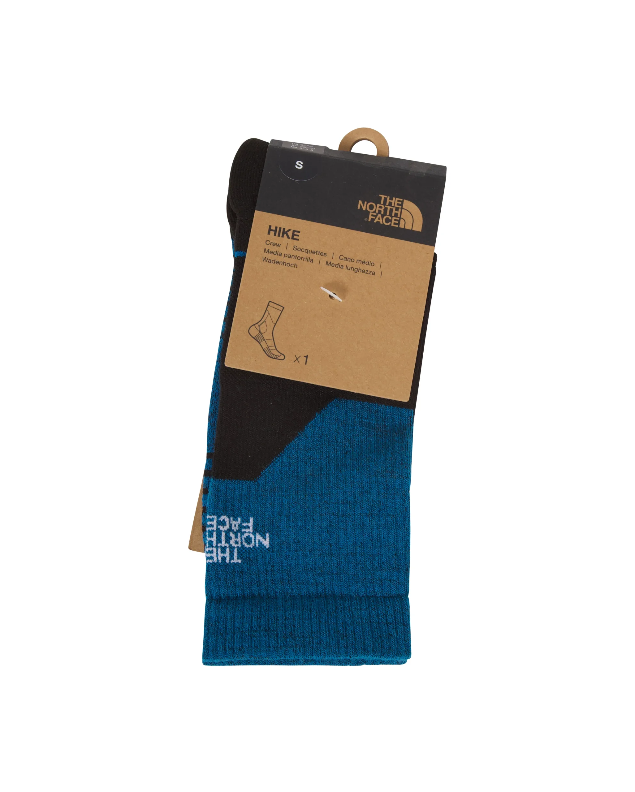 Hiking Crew Sock Adriatic Blue – Image 2