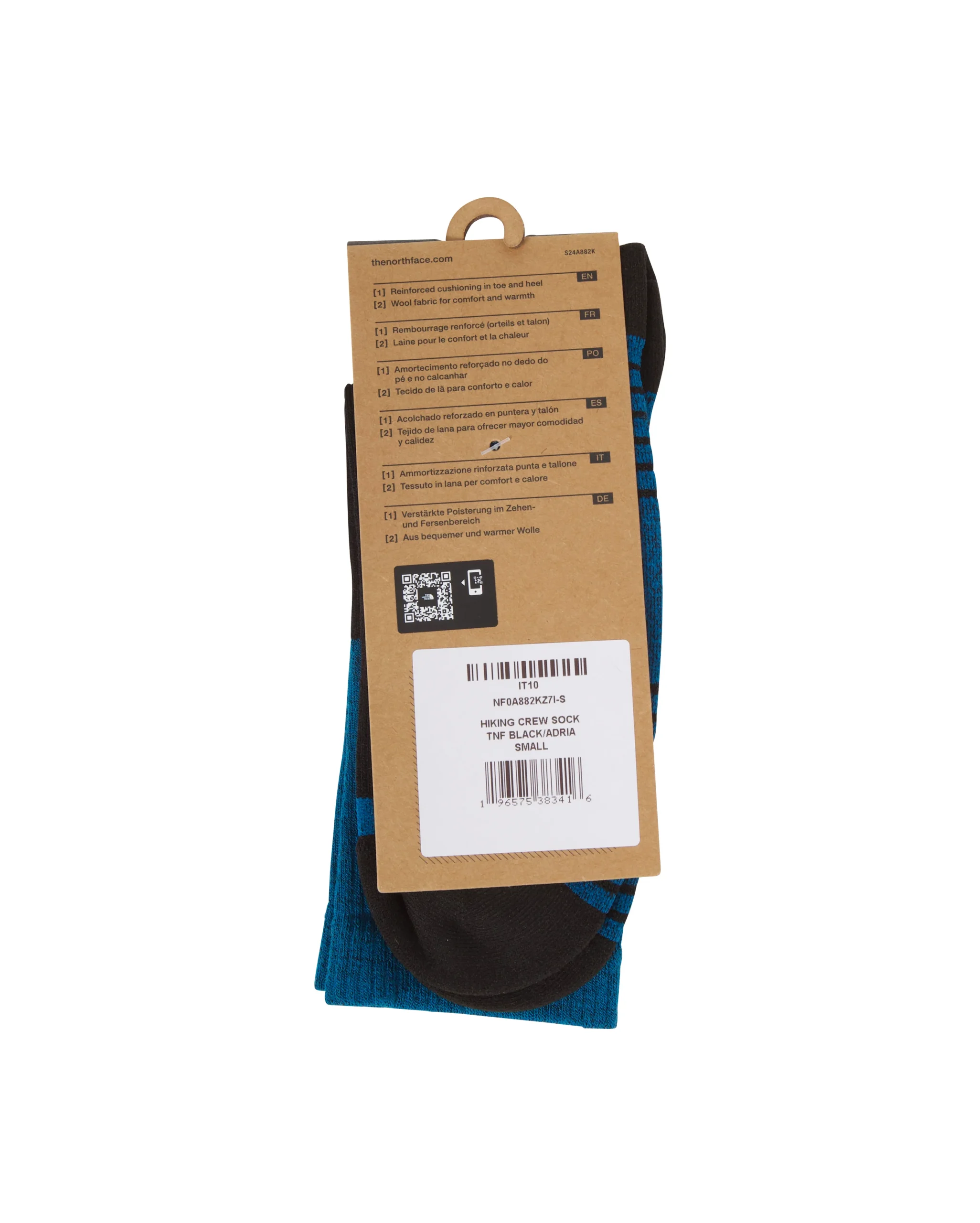 Hiking Crew Sock Adriatic Blue – Image 3