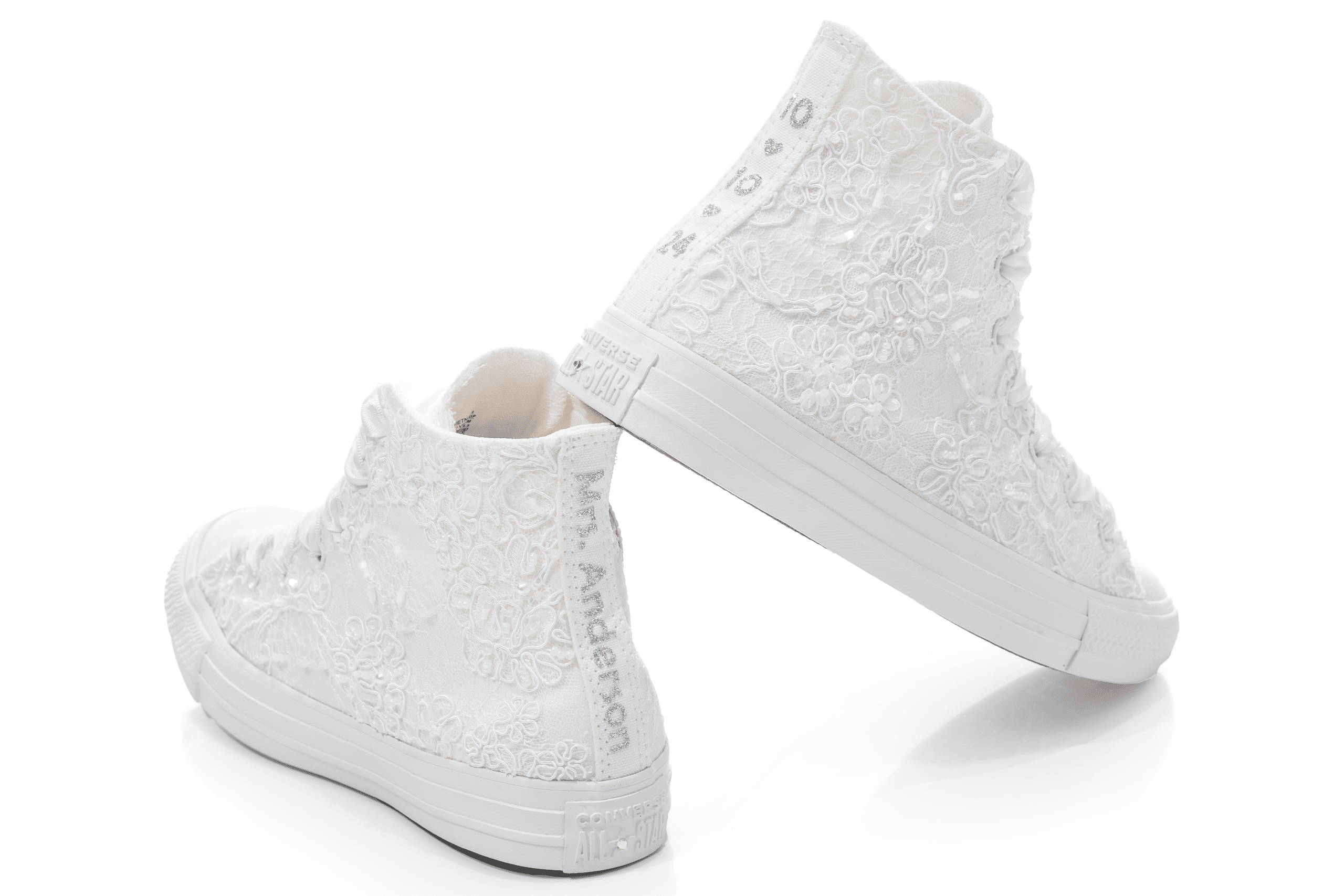 Luxury Wedding Converse High Top – Image 8