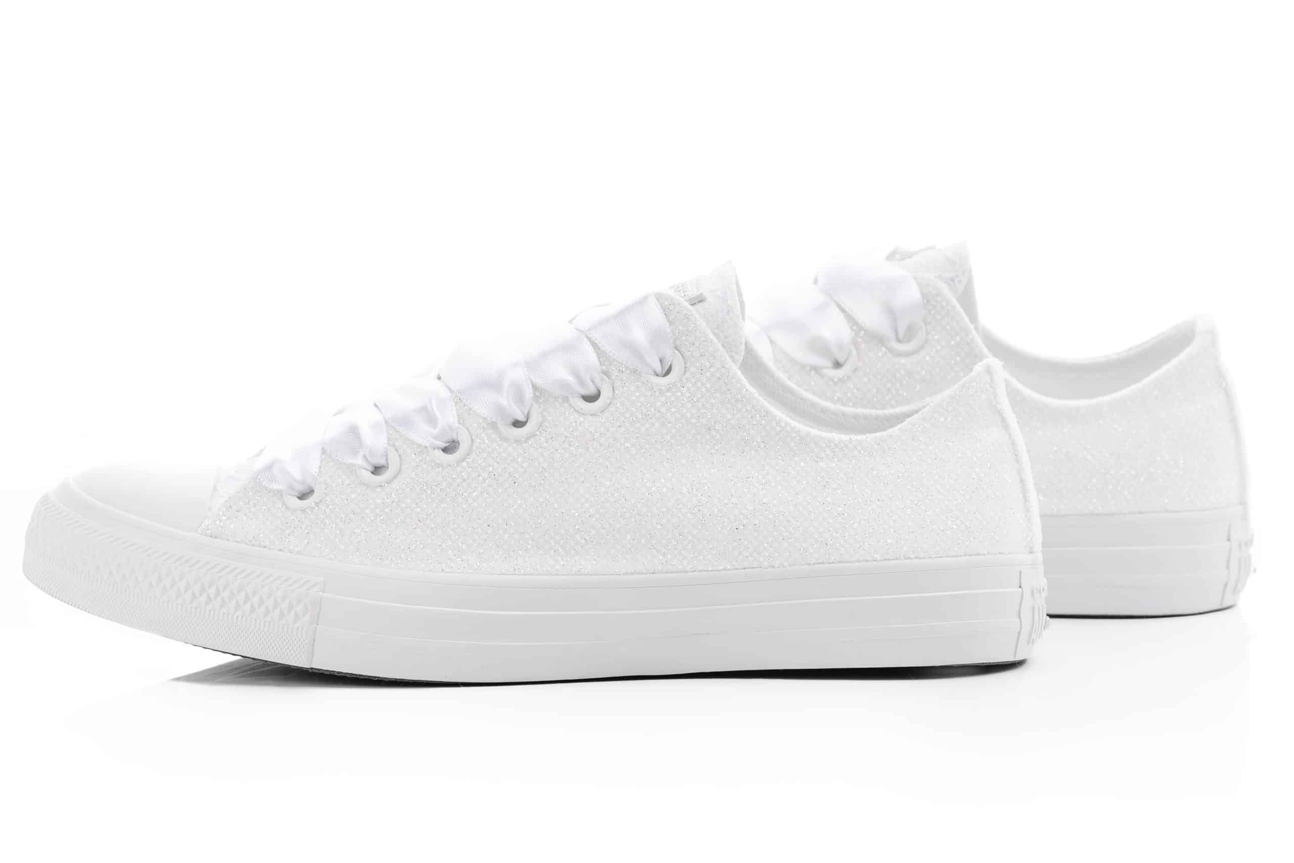 Glitter Converse For Bride Bespoke – Image 3